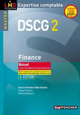 Couverture du produit · DSCG 2 Finance Manuel 4e édition