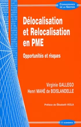 Couverture du produit · Délocalisation et relocalisation en PME