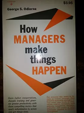 Couverture du produit · How Managers Make Things Happen