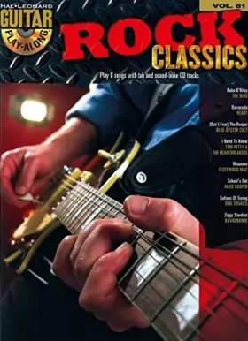 Couverture du produit · Guitar Play-Along Vol.081 Rock Classics + Cd