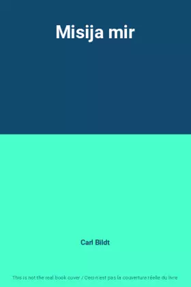 Couverture du produit · Misija mir