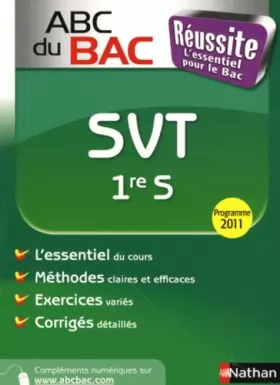 Couverture du produit · ABC du BAC Réussite SVT 1re S