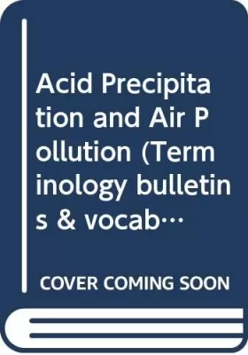 Couverture du produit · Acid Precipitation and Air Pollution
