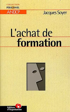 Couverture du produit · L'achat de formation