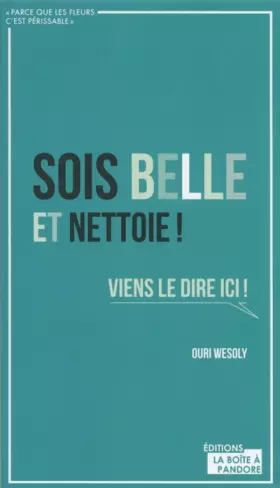 Couverture du produit · Sois-belle et nettoie !