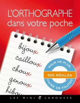 Couverture du produit · L'orthographe dans votre poche