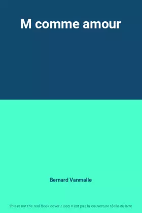 Couverture du produit · M comme amour