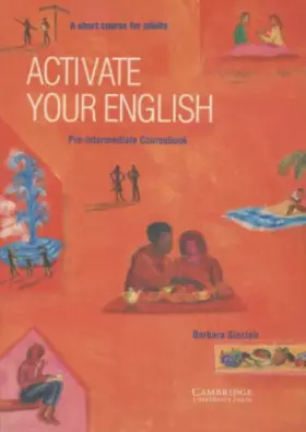 Couverture du produit · Activate your English Pre-intermediate Coursebook: A Short Course for Adults