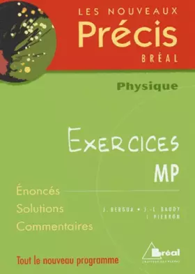 Couverture du produit · Physique MP : Exercices