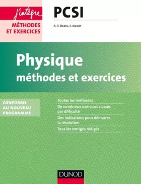 Couverture du produit · Physique Méthodes et exercices PCSI - 2e éd. - Conforme au nouveau programme: Conforme au nouveau programme