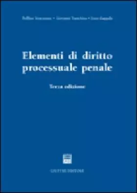 Couverture du produit · Elementi di diritto processuale penale