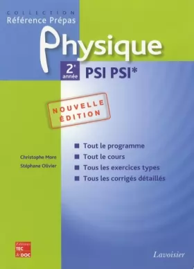 Couverture du produit · Physique 2e année PSI PSI*