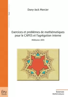 Couverture du produit · Exercices et problèmes de mathématiques pour le CAPES et l'agrégation interne