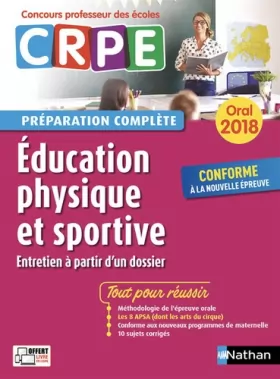 Couverture du produit · Education physique et sportive - Oral 2018 - Préparation complète - CRPE