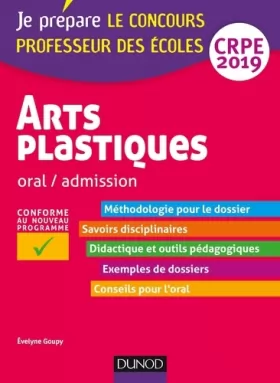 Couverture du produit · Arts plastiques - Oral / admission - CRPE 2019