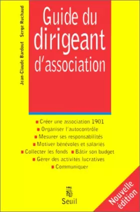 Couverture du produit · Guide du dirigeant d'association