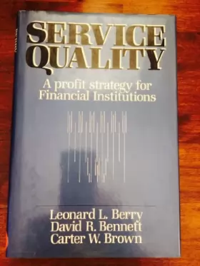 Couverture du produit · Service Quality: A Profit Strategy for Financial Institutions
