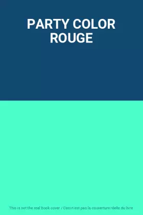 Couverture du produit · PARTY COLOR ROUGE