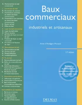 Couverture du produit · Baux commerciaux, industriels et artisanaux