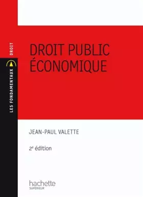 Couverture du produit · Droit public économique