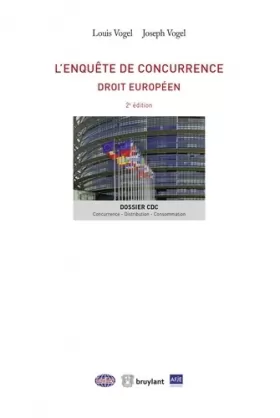 Couverture du produit · L'enquête de concurrence : Droit européen