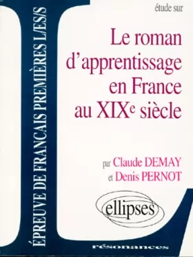 Couverture du produit · Le roman d'apprentissage en France au XIXe siècle