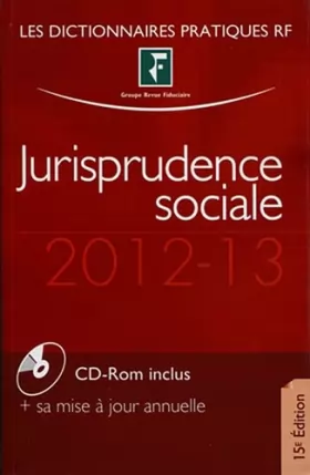 Couverture du produit · Jurisprudence sociale 2012-13 (CD inclus)