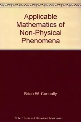 Couverture du produit · Applicable Mathematics of Non-Physical Phenomena