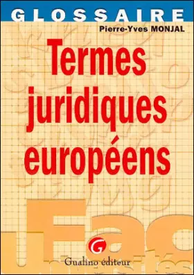 Couverture du produit · Termes juridiques européens