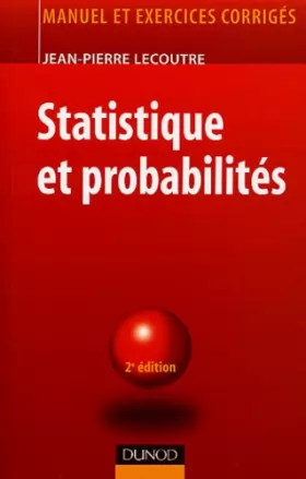 Couverture du produit · Statistique et probabilité : Manuel et exercices corrigés