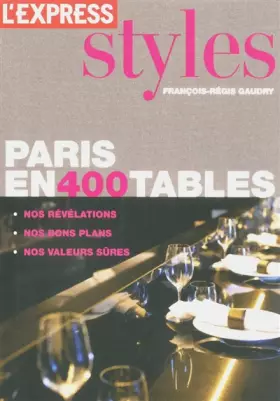 Couverture du produit · Paris en 400 tables