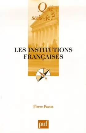 Couverture du produit · Les institutions françaises