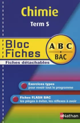 Couverture du produit · BLOC FICHES ABC CHIMIE TERM S