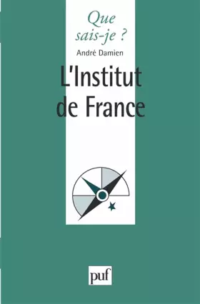 Couverture du produit · L'Institut de France