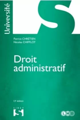 Couverture du produit · Droit administratif - 13e éd.: Université