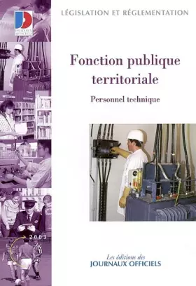 Couverture du produit · Fonction publique territoriale. statut du personnel technique (ref nø1667)