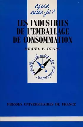 Couverture du produit · L'industrie de l'emballage de consommation
