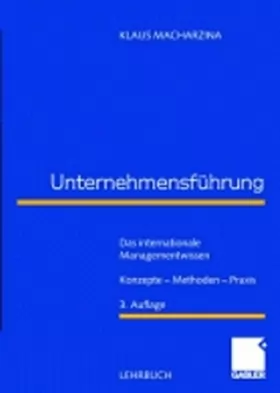 Couverture du produit · Unternehmensführung (Livre en allemand)