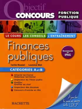 Couverture du produit · Objectif Concours Fonction Publique Finances publiques: Catégories A et B