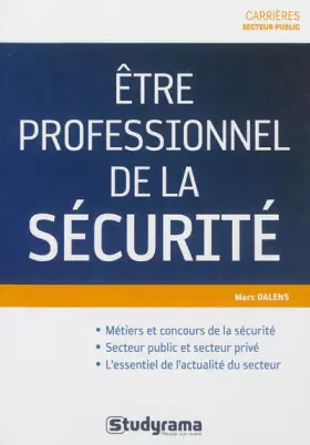 Couverture du produit · Être professionnel de la sécurité