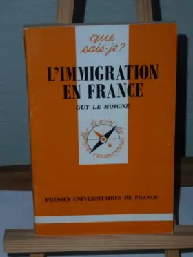Couverture du produit · L'immigration en France