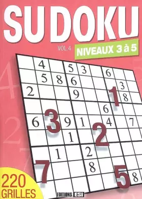 Couverture du produit · Sudoku: Volume 4, Niveaux 3 à 5