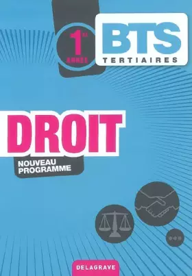 Couverture du produit · Droit BTS tertiaire, 1re année