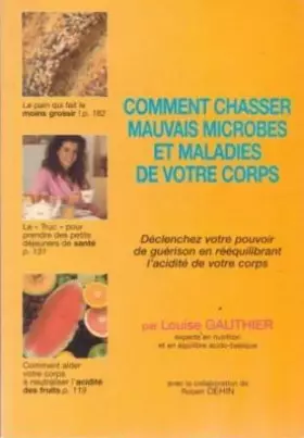 Couverture du produit · COMMENT CHASSER LES MAUVAIS MICROBES ET MALADIES DE VOTRE CORPS