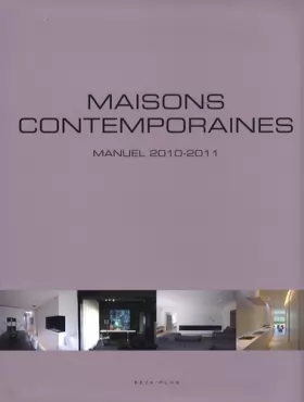 Couverture du produit · Maisons contemporaines : Edition français-anglais-néerlandais