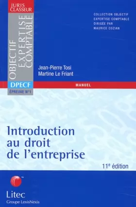 Couverture du produit · Introduction au droit de l'entreprise (ancienne édition)