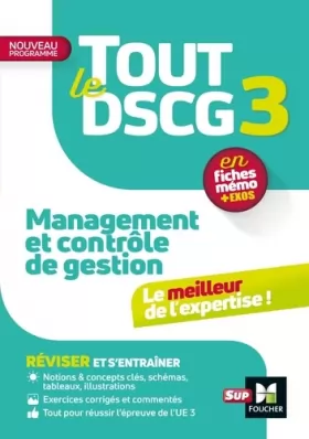 Couverture du produit · Tout le DSCG 3 - Management et contrôle de gestion - Révision et entraînement