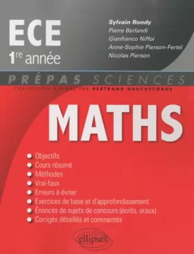 Couverture du produit · Mathématiques ECE 1e année