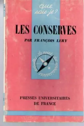 Couverture du produit · Les conserves