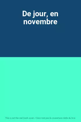 Couverture du produit · De jour, en novembre